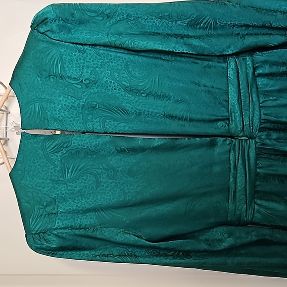 Ronny Kobo Collection Teal Midi Dress - Picture 6 of 7
